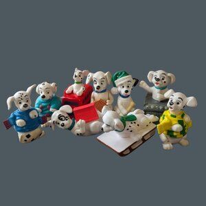 101 Dalmatians Vintage McDonald’s Happy Meal Toys (1996) Lot of 9